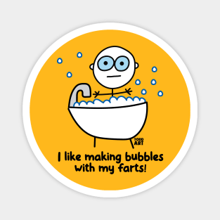 FART BUBBLES Magnet